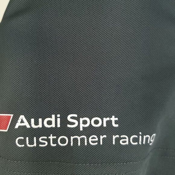 IMSA Montaplast Land Motorsport Graphic Polo Shirt Men's Small Gray Hakro - Picture 8 of 13